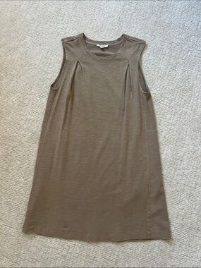 SPLENDID cotton knit dress in taupe!
